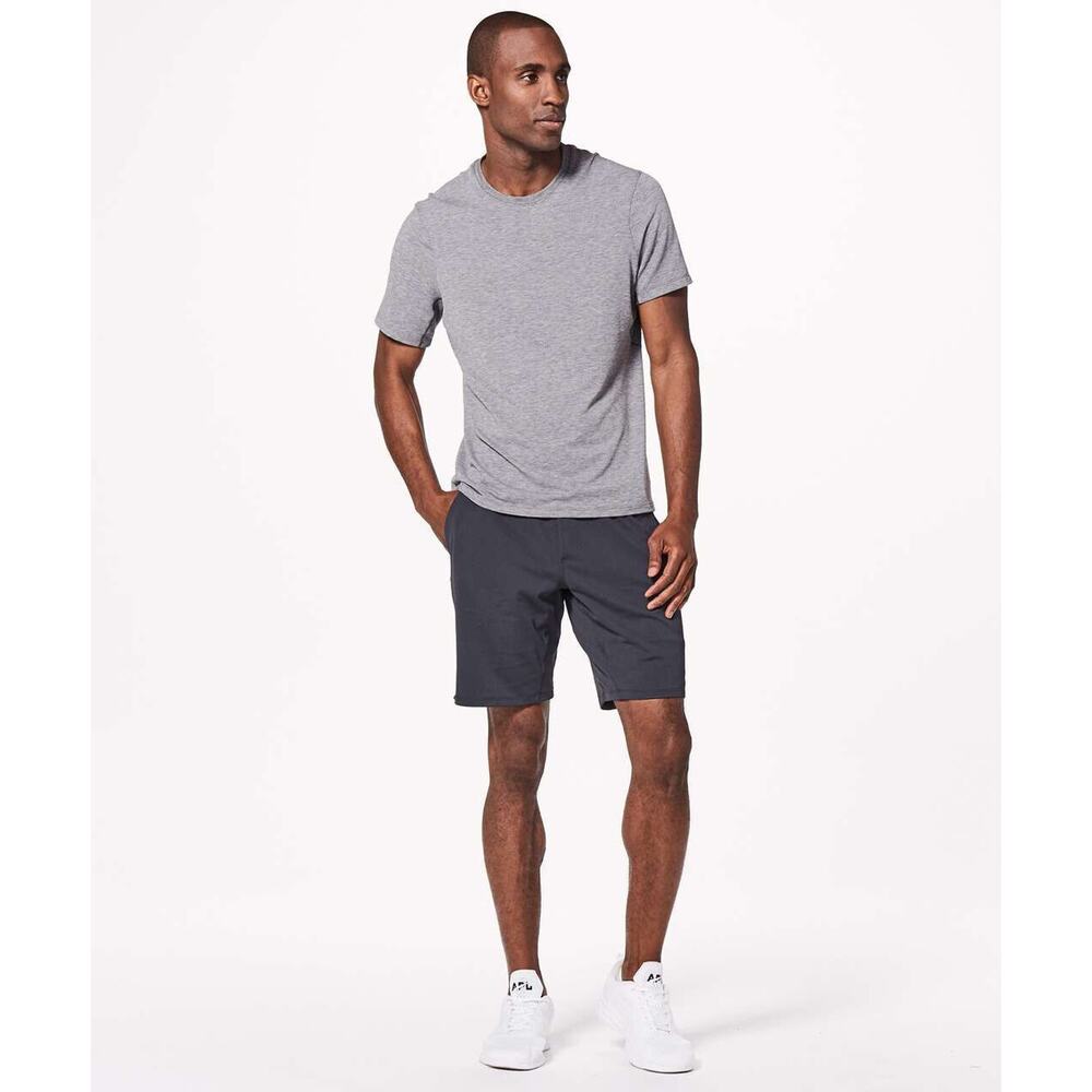 Lululemon Warp Lite Mesh 9" Shorts Active Run Obsidian Gray Men's Size Medium - Picture 11 of 11